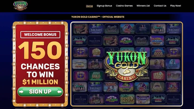 Yukon Gold Casino Welcome Bonus Package